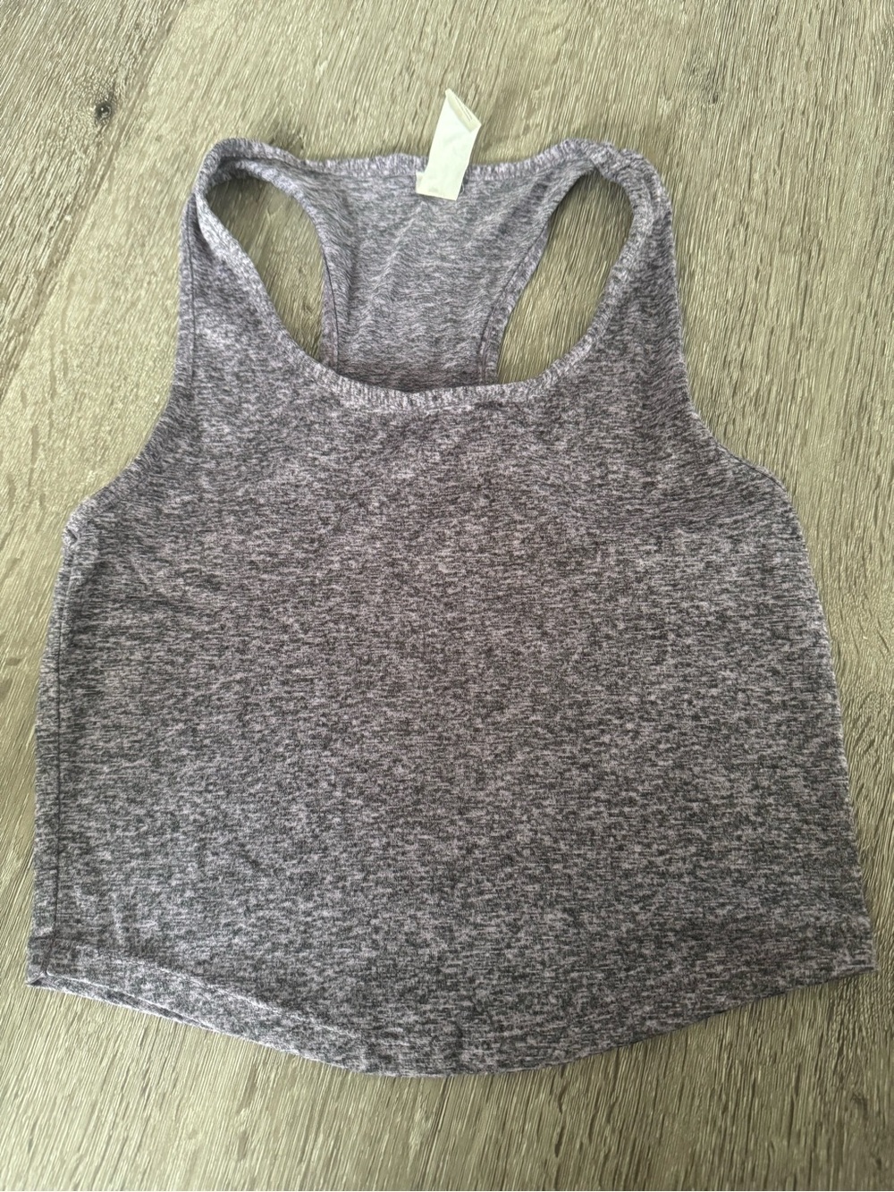 Women's Gray Racerback Tank Top